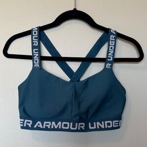 Under Armour Blue Crossback Sports Bra